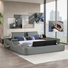 Load image into Gallery viewer, Zoya - Smart Multifunctional Bed, Built In Bluetooth Speakers, USB Charging