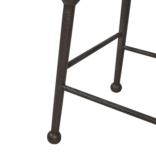 Tarrington - Counter Height Saddle Stool (Set of 2) - Cashew