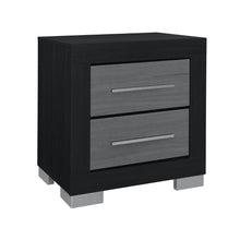 Load image into Gallery viewer, Elsa - 2 Toned Nightstand With Bar Handle And Spacious Drawers
