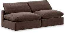 Load image into Gallery viewer, Comfy - Velvet Modular Armless Sofa 2 Seats