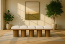 Load image into Gallery viewer, Pavilion - 5 Piece Modular Bench With Walnut Base