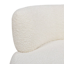 Load image into Gallery viewer, Fuji - 360 Swivel Low Barrel Back Accent Chair - Ivory White