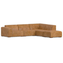 Load image into Gallery viewer, Rex - Handcrafted Sectional Sofa And Ottoman