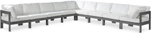 Load image into Gallery viewer, Nizuc - Outdoor Patio 9 Piece Modular Sectional With Gray Frame