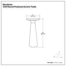 Load image into Gallery viewer, Nicollette - Side Table - Antique Brass