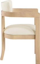 Load image into Gallery viewer, Lavrin - Vegan Leather Dining Arm Chair (Set of 2) - Natural Base