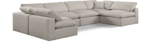 Load image into Gallery viewer, Comfy - 6 Piece Linen Modular Armless Sectional