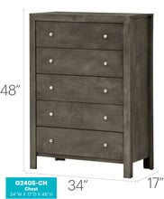 Load image into Gallery viewer, Transitional Elegant Storage Chest - Gray