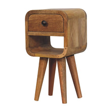 Load image into Gallery viewer, Mini California Curved Nightstand Wth Lower Slot