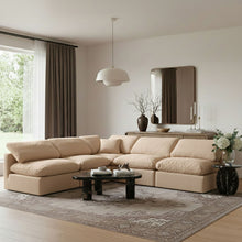 Load image into Gallery viewer, Indulge - Velvet 5 Piece Modular Corner Armless Sectional