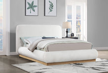 Load image into Gallery viewer, Rigby - Linen Bed With Natural Base