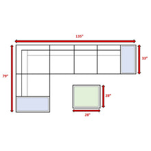 Load image into Gallery viewer, Wicker Sectional Seating Group With Cushions