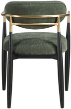 Load image into Gallery viewer, Riccio - Fabric Dining Arm Chair (Set of 2) - Black And Gold Frame