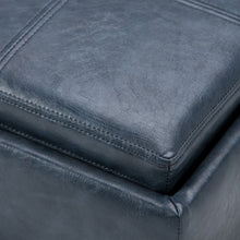 Load image into Gallery viewer, Rockwood - Upholstered Cube Storage Ottoman With Tray