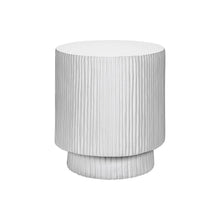 Load image into Gallery viewer, Round Accent Table, Indoor Outdoor - White