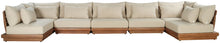 Load image into Gallery viewer, Mirella - 7 Piece Water Resistant Fabric Upholstered Outdoor Patio Modular Sectional