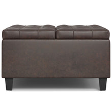 Load image into Gallery viewer, Harrison - Upholstered Coffee Table Storage Ottoman