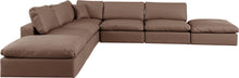 Load image into Gallery viewer, Comfy - 7 Piece Faux Leather Modular Corner Sectional