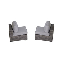 Load image into Gallery viewer, Modern Rattan Wicker Seating Group With Cushions