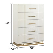 Load image into Gallery viewer, Lexington - 5 Drawer Chest - Beige