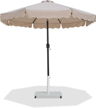 Load image into Gallery viewer, Amalfi - Aluminum Patio Umbrella - White Base / Black Pole