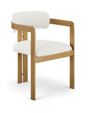 Load image into Gallery viewer, Aurum - Linen Textured Fabric Upholstered Dining Chair (Set of 2)