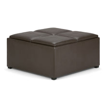 Load image into Gallery viewer, Avalon - Square Coffee Table, Storage Ottoman