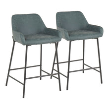 Load image into Gallery viewer, Daniella - Industrial Fixed Height Counter Stool (Set of 2)