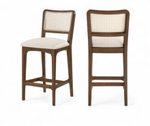 Load image into Gallery viewer, Atrium - Counter Stool With Brushed Brown Base (Set of 2)