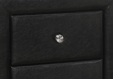 Load image into Gallery viewer, Nightstand, Storage Drawer Versatile Use, Upholstered, Transitional