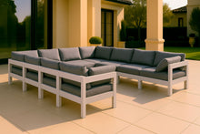 Load image into Gallery viewer, Nizuc - Outdoor Patio 10 Piece Modular Sectional With White Frame