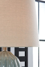 Load image into Gallery viewer, Hadbury - Ceramic Table Lamp (Set of 2) - Pale Blue / Teal