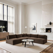 Load image into Gallery viewer, Shaggy - 5 Piece Modular Corner Armless Sectional