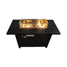 Load image into Gallery viewer, Propane Outdoor Fire Pit Table With Lid Versatile Fuel Options