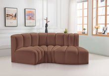 Load image into Gallery viewer, Arc - Faux Leather 3 Piece Modular L-Shaped Sofa