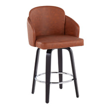 Load image into Gallery viewer, Dahlia - Contemporary Counter Stool Round Footrest (Set of 2)