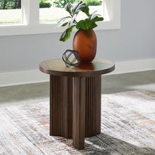 Load image into Gallery viewer, Korestone - Round End Table - Dark Brown