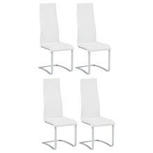 Load image into Gallery viewer, Montclair High Back Dining Chairs Black and Chrome (Set of 4) - Ego Home Furniture