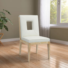 Load image into Gallery viewer, Gwendolyn - Faux Leather Dining Side Chair With Natural Frame (Set of 2)