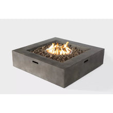 Load image into Gallery viewer, 3 Piece Patio Rattan Furniture Set With Cushions Fire Pit - Brown