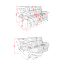Load image into Gallery viewer, Brenda - Sofa With Manual Recline Function