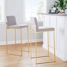 Load image into Gallery viewer, Fuji - Contemporary Design High Back Barstool