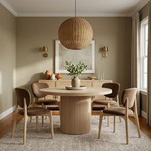 Load image into Gallery viewer, Velora - Upholstered Dining Chair (Set of 2) - Natural Base