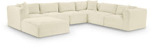 Load image into Gallery viewer, Shaggy - 7 Piece Modular U-Shaped Sectional With Ottoman