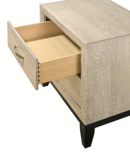 Load image into Gallery viewer, Crown Mark Furniture Akerson 2 Drawer Nightstand in Beige