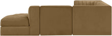 Load image into Gallery viewer, Rummi - Velvet Performance Fabric Upholstered 5 Piece Modular Sectional
