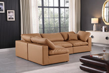 Load image into Gallery viewer, Comfy - 4 Piece Faux Leather Modular Armless Sectional