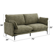 Load image into Gallery viewer, Dalton - Sofa With 2 Pillows - Green