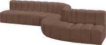 Load image into Gallery viewer, Arc - Faux Leather 7 Piece Modular Sofa