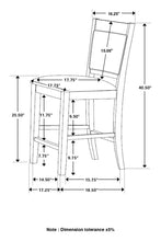 Load image into Gallery viewer, Dewey Counter Height Dining Set